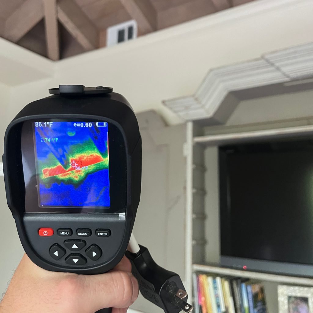Thermal device measures energy efficiency.