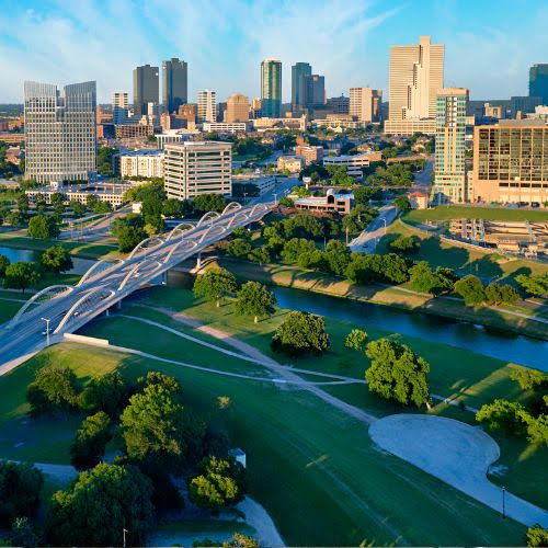 City of Fort Worth, TX. Just one of many communities served by company.